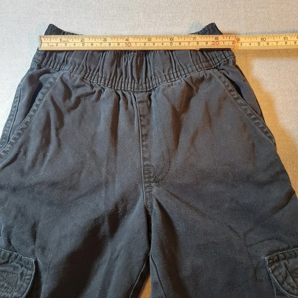 The Children's Place Cargo Pants Kids 6S Navy Blue Excellent Elastic Waist